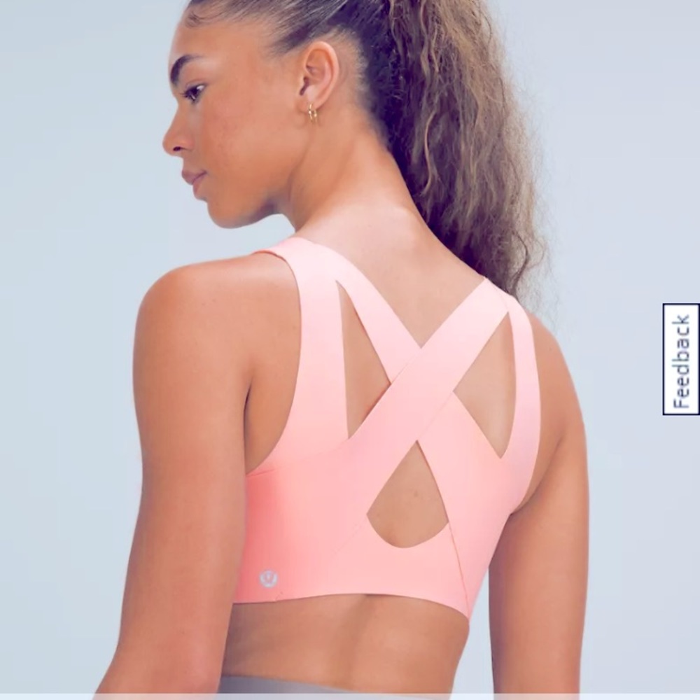 Lululemon (32DD) Enlite Bra Zip Front High support DD cups